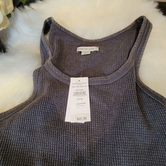 American Eagle Outfitters Gray Mini Dress - Picture 8 of 9